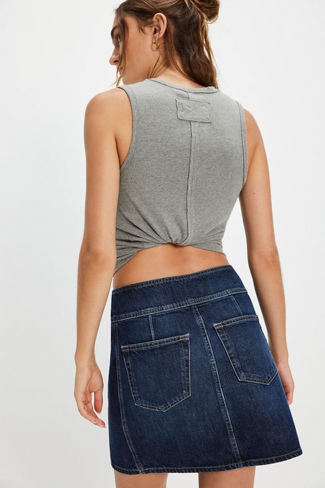 Closed Belted Mini Skirt #1