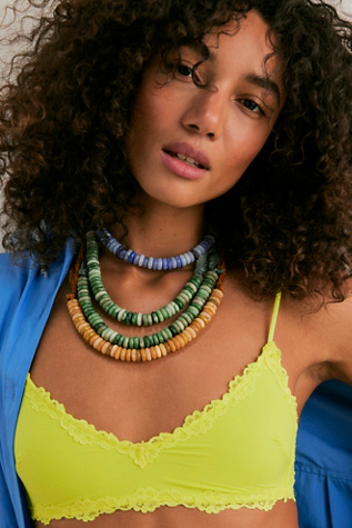 Collier Ras-de-Cou Pierre Orion par Free People en Aventurine Verte, pour femme