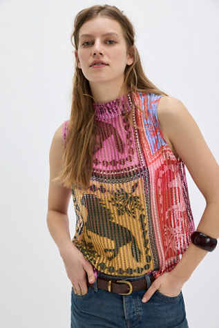 The Farra Cavalier Tank Top at Free People, Size: XS/S