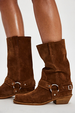 Coyote Country Harness Boots by Jeffrey Campbell at Free People in Brown, Size: US 8.5