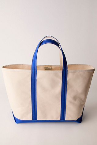 L.L.Bean Boat and Tote , Open-Top, Large Bag at Free People in Blue
