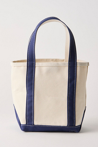 Женская сумка L.L.Bean Boat and Tote®, Open-Top, Small, цвет: Синий — фото 3