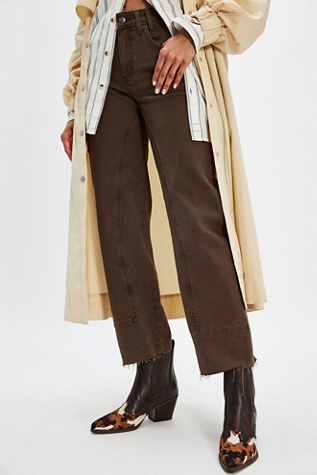 Out West Western Boots at Free People in Brown, Size: US 9