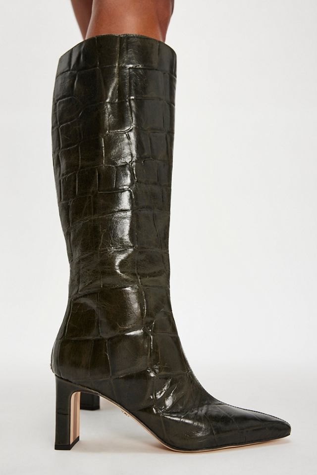 Bottes Hautes Sylvia Croco #1