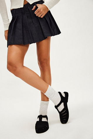 Melissa Possession Warm Fleece Sandals at Free People in Black, Size: US 10