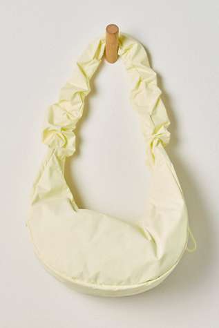 GOT Ruffle Moon Sling Bag by GOT BAG at Free People, Sea Lemon