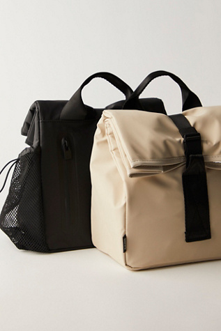 RAINS Large Lunch Bag at Free People in Black