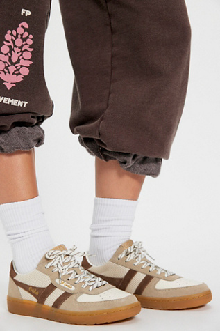 Gola Hawk '83 Trainers at Free People in Off White/Bone/Otter/Gum, Size: US 8.5