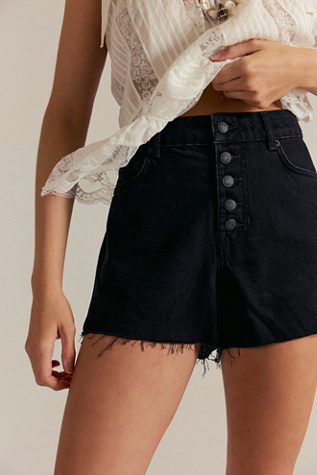 We The Free Angelika Denim Mid-Thigh Shorts