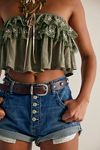 We The Free Angelika Denim Mid-Thigh Shorts