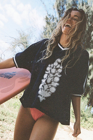 Star Struck Logo Tee by FP Movement at Free People in Outline Buti Navy Combo, Size: XS