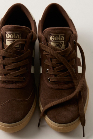 Gola Badminton Suede Sneakers at Free People in Brown, Size: US 7