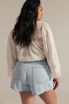CRVY Moon Sign Pleated Shorts