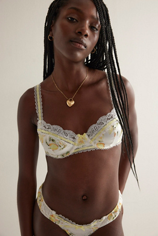 For Love & Lemons x FP Samantha Bralette at Free People in White, Size: XS