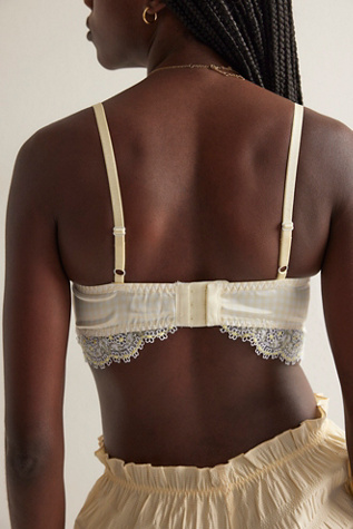 For Love & Lemons x FP Gingham Longline Bra