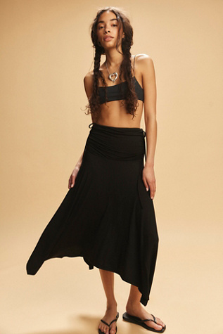 Zella Convertible Skirt by free-est at Free People in Black, Size: XL