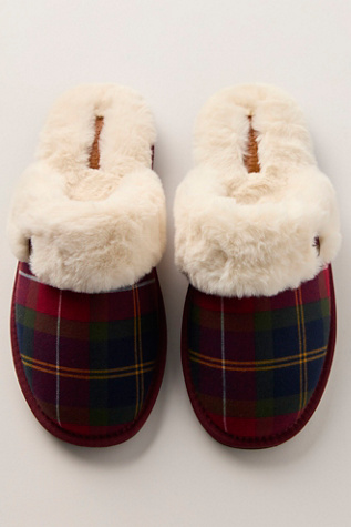 Barbour Claudia Tartan Mule Slippers