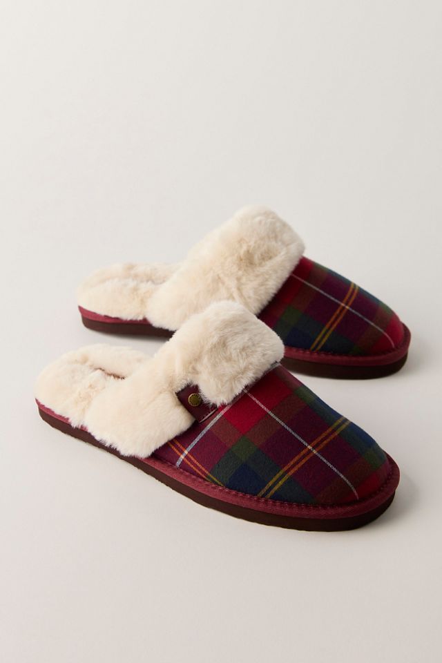Barbour Claudia Tartan Mule Slippers #1
