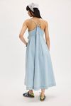 Via Denim Midi Dress