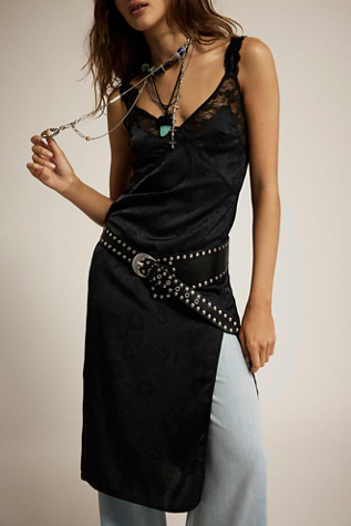 Tell Me Why Midi Slip by Intimately at Free People in Black, Size: M