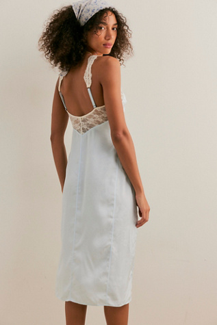 Tell Me Why Midi Slip by Intimately at Free People in Blue, Size: XS