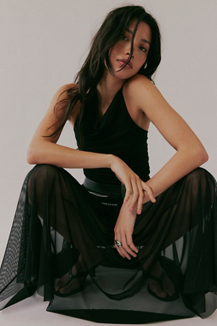 Norma Kamali Flared Skirt