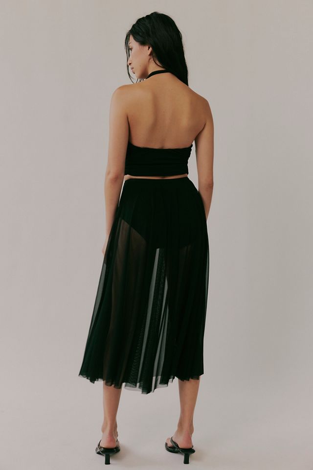 VIP【送料関税込】NORMA KAMALI FLARED JERSEY SKIRT Norma Kamali Flared Skirt | Free People