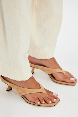 Luca Thong Heels by Jeffrey Campbell at Free People in Tan, Size: US 8.5