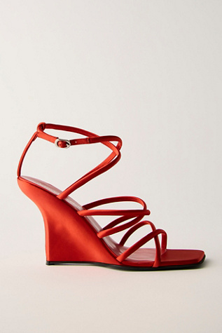 To The Sky Strappy Wedges
