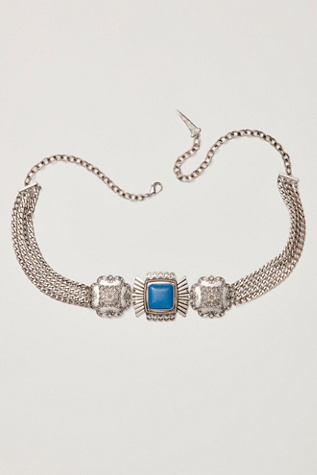 Ariana Ost Heirloom Chain Belt at Free People in Silver