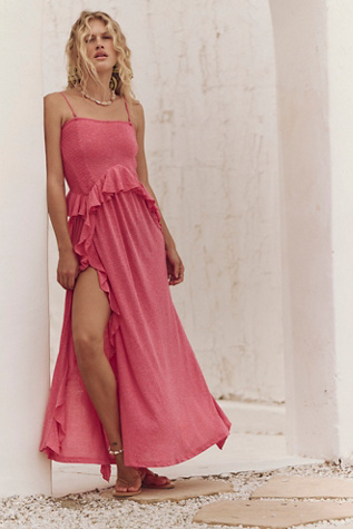 Myra Maxi Dress by free-est at Free People in Pink, Size: L