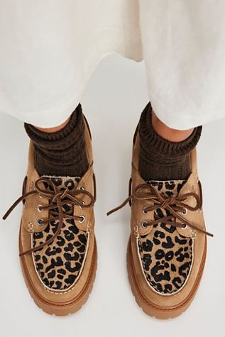 Chaussures Bateau Plateforme Léopard Stone Street Timberland