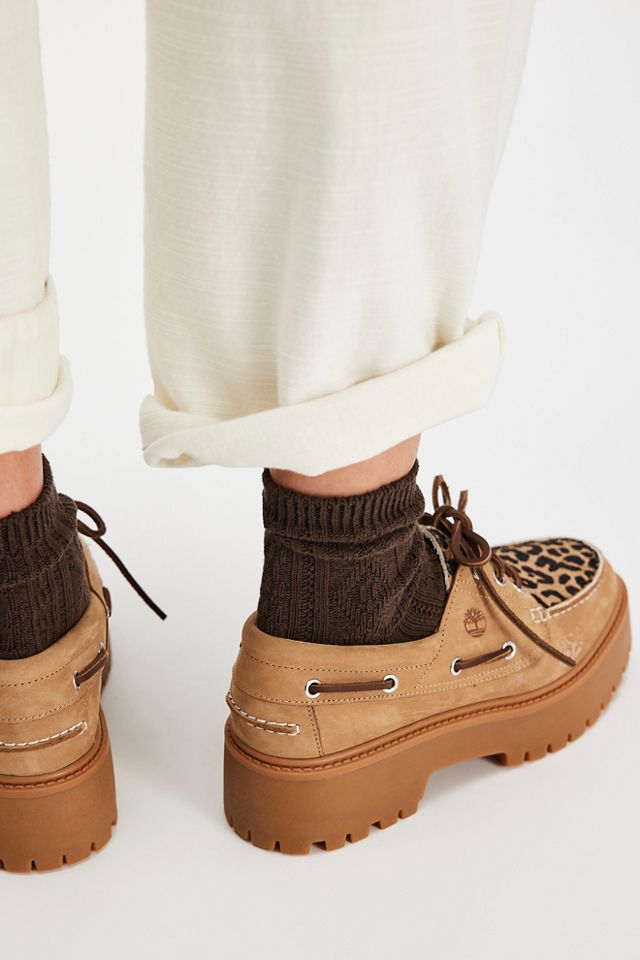 Chaussures Bateau Plateforme Léopard Stone Street Timberland #2