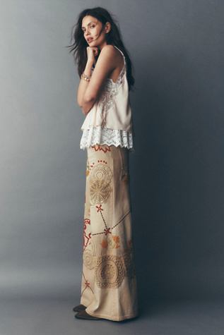 Jean Évasé Falling Love par We The Free en Morning Star, pour femme taille: 27 chez Free People