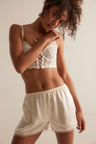 DONNI. The Silk Lace Tap Short