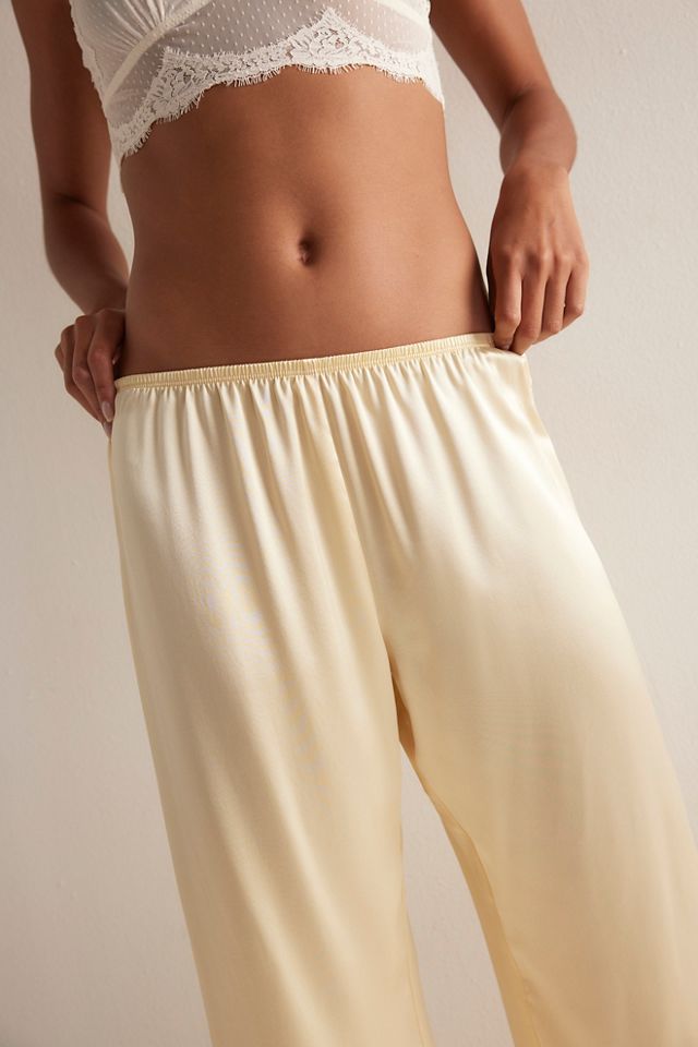 DONNI. The Silk Lace Simple Pants #2