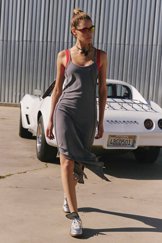 Hot Shot Surf Dress by FP Movement at Free People in Grey, Size: S