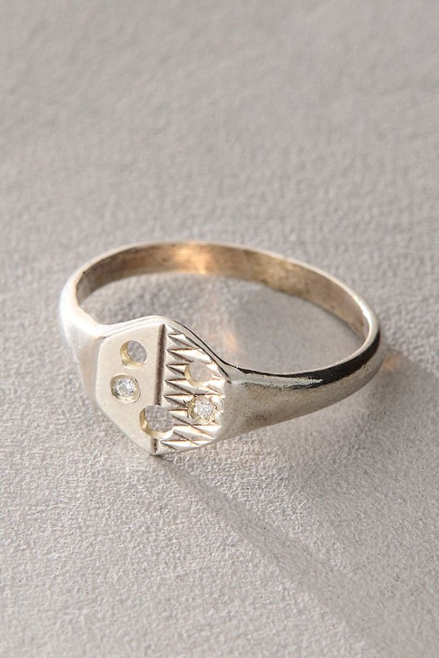 The Falls Geo Signet Ring #1