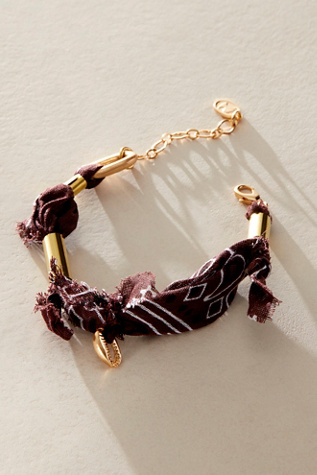 Alpha Bracelet by Ariana Ost at Free People in Gold