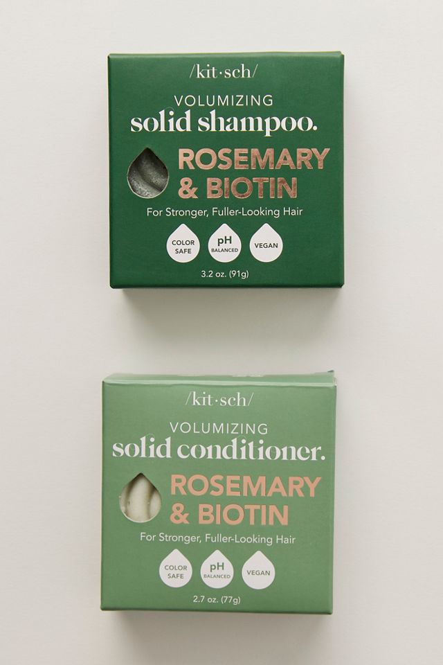 Kitsch Solid Rosemary & Biotin Volumizing Shampoo
