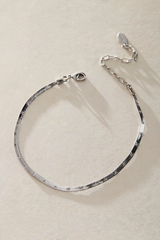 Christy Herringbone Anklet