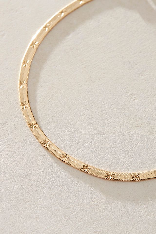 Christy Herringbone Anklet #3