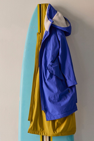 Outbound Waterproof Long Parka Jacket by FP Movement at Free People in Ultra Indigo Combo, Size: XS