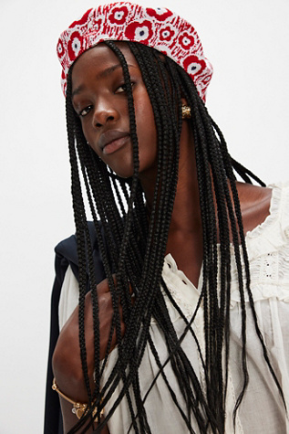 Retro Flower Beret by Kangol at Free People in Red, Size: L