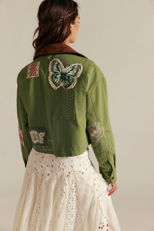 We The Free Martha Workwear Applique Jacket
