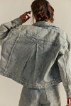 We The Free Opal Swing Jacquard Denim Jacket