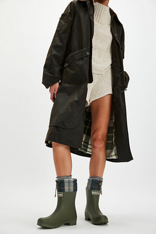 Barbour Mowbray Mid Wellington Boots at Free People in Green, Size: US 8