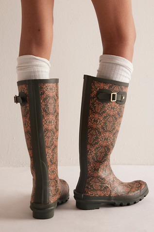 Barbour X Farm Rio Cami Wellington Rain Boots
