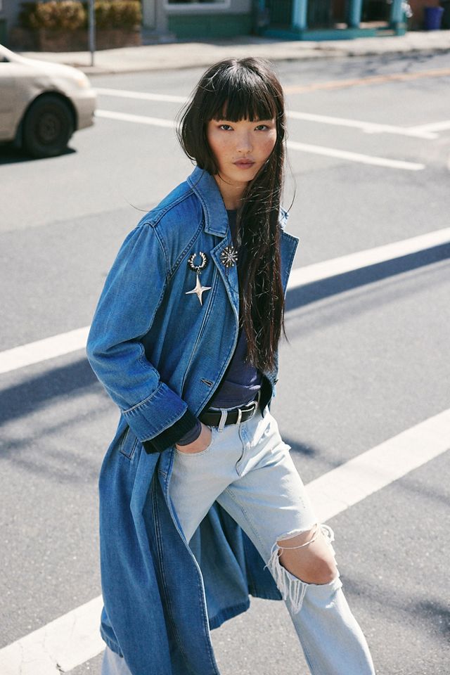 We The Free Manteau Long Indigo Monique #5