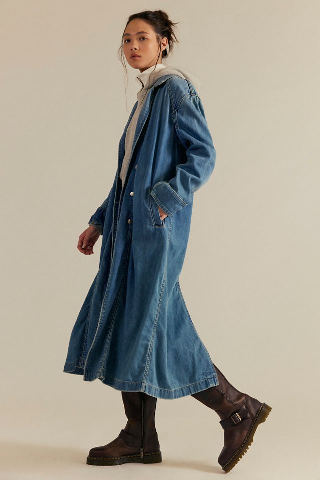 We The Free Manteau Long Indigo Monique #7